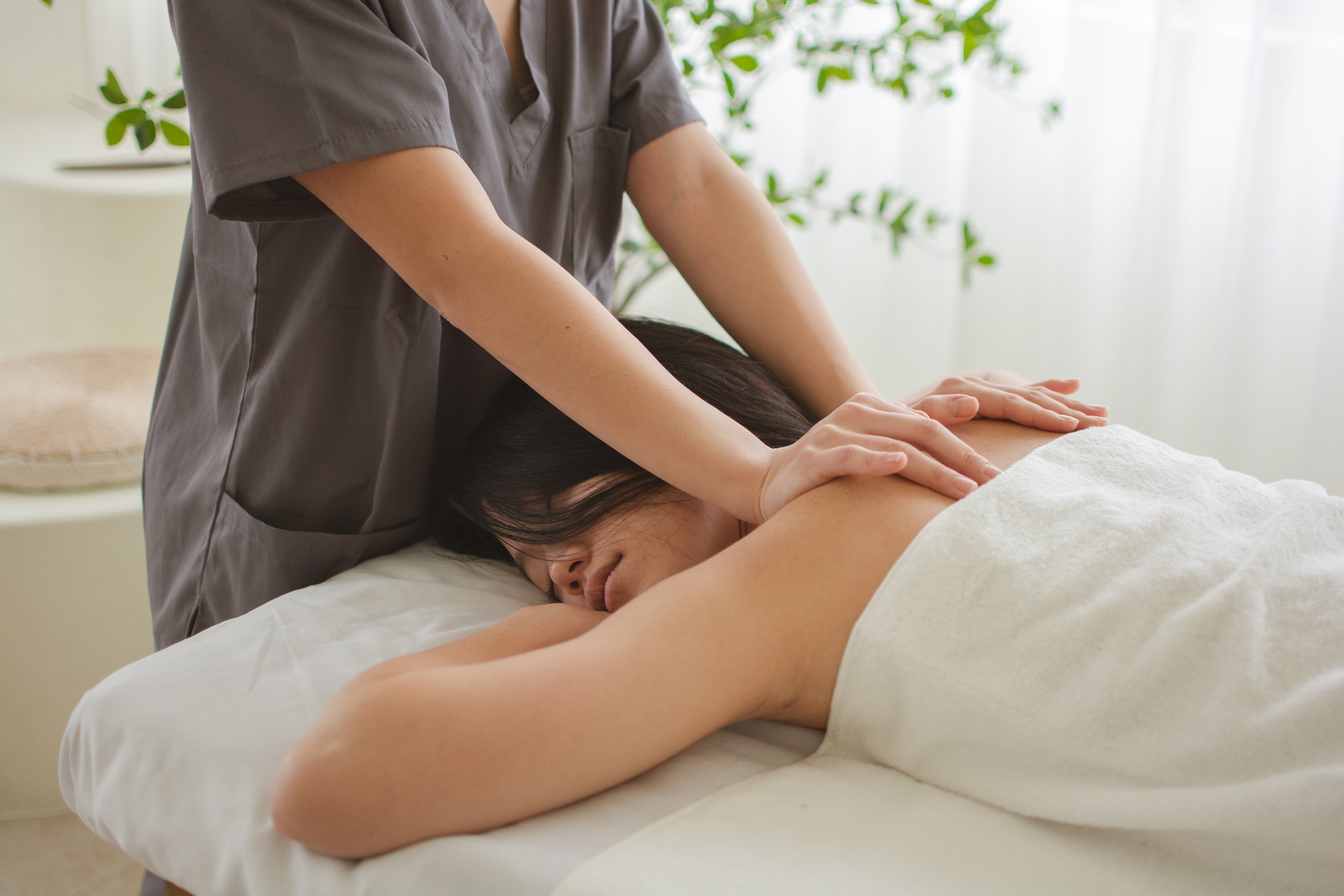 Woman Getting a Massage
